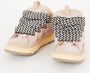 Lanvin Leren Sneakers met Maxi Tong Sluiting Pink Dames - Thumbnail 11