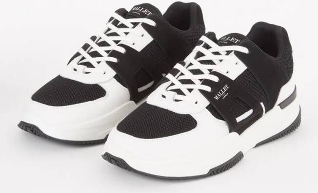 Mallet Marquess sneaker van mesh met leren details