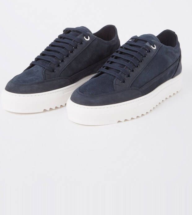 Mason Garments Tia Elementare sneaker van suède met nubuck details