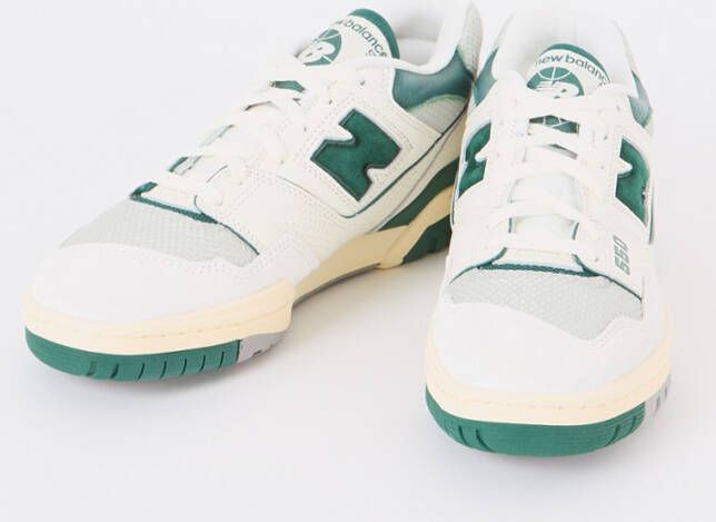 New Balance 550 sneaker van leer met mesh details