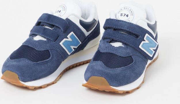 New Balance 574 sneaker met suède details