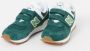 New Balance 574 sneakers groen wit Jongens Meisjes Suede Logo 34.5 - Thumbnail 12