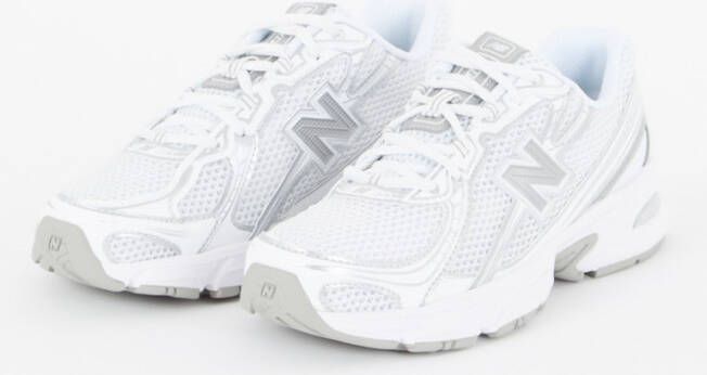 New Balance 740 sneaker van mesh met metallic finish