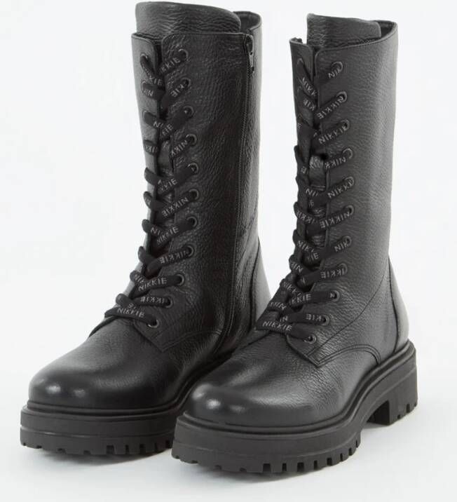 NIKKIE Dewie biker boot van leer