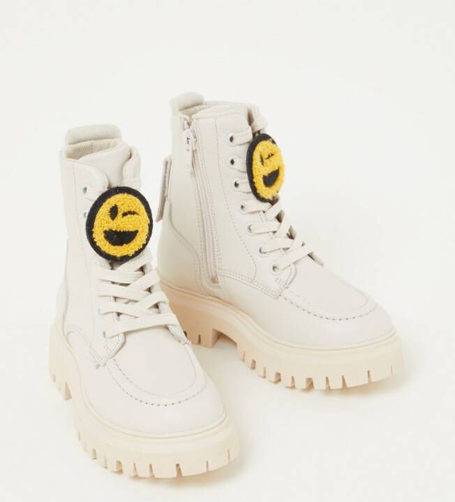 Nubikk Fae Aubine biker boot van leer