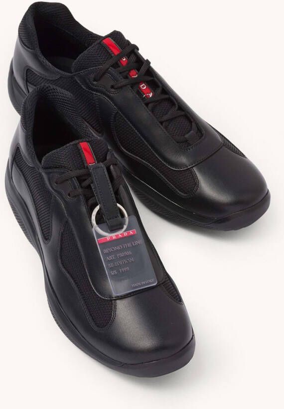 Prada America's Cup original sneaker met leren details