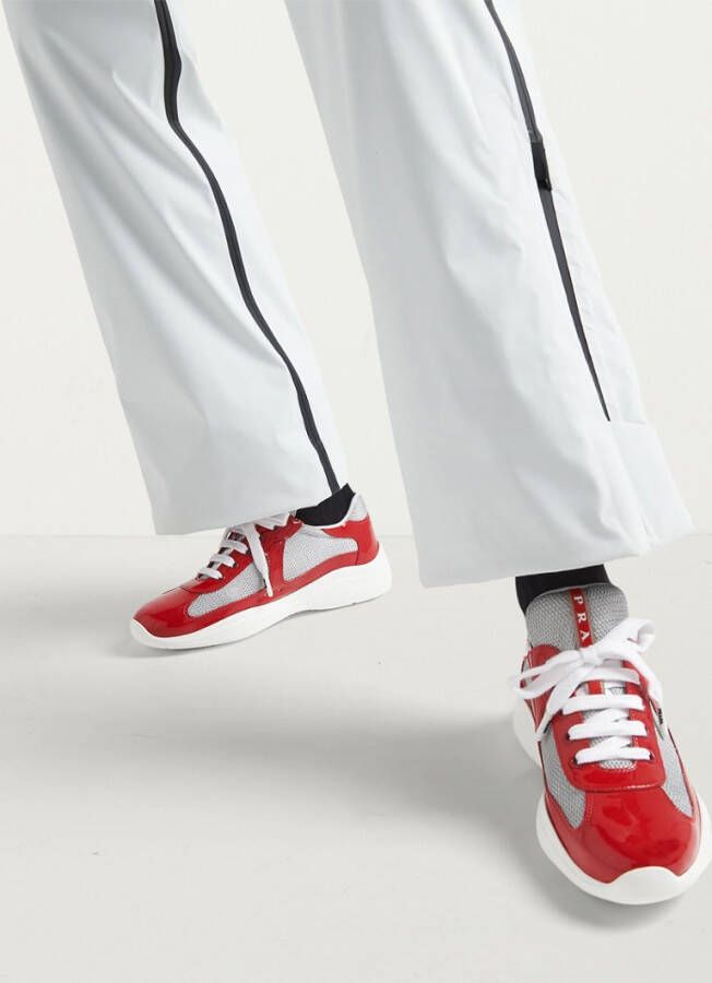 Prada America's Cup sneaker met lakfinish