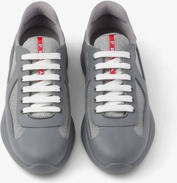 Prada America's Cup sneaker met mesh details