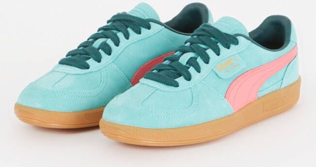 Puma Palermo sneaker van suède met leren details