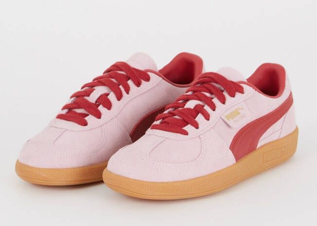 Puma Palermo sneaker van suède met leren details