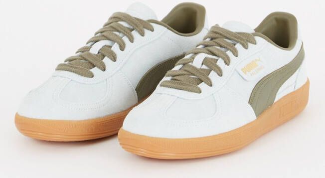 Puma Palermo sneaker van suède met leren details