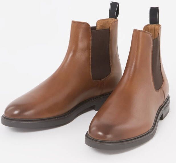 Ralph Lauren Asher chelsea boot van leer