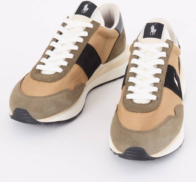 Ralph Lauren Train 89 sneaker met suède en leren details