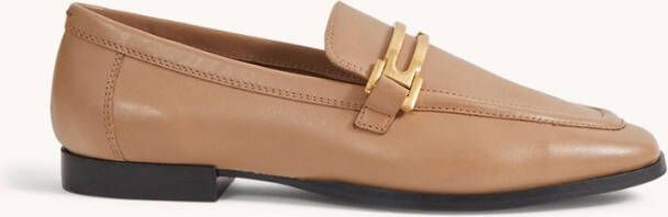 REISS Angela loafer van leer