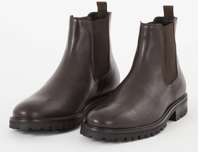 REISS Chiltern chelsea boot van leer