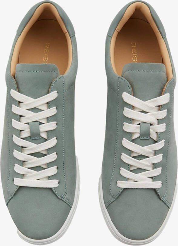 REISS Finley sneaker van leer