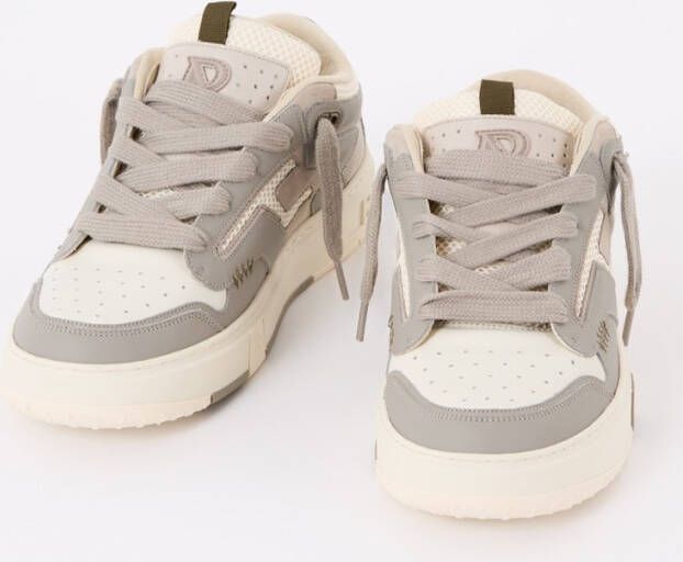 Represent Reptor 2 sneaker van leer met mesh details