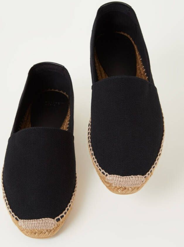 Saint Laurent Signature espadrille van canvas