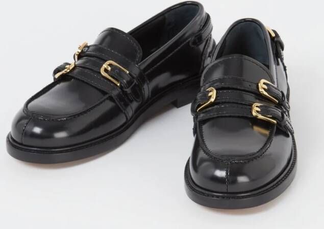 sandro Hill loafer van leer