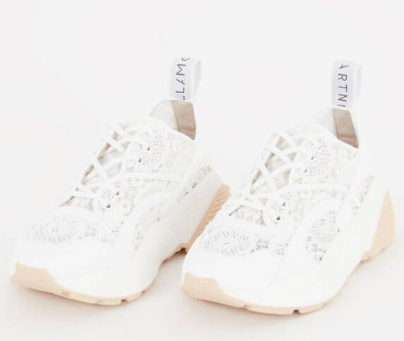 Stella Mccartney Eclypse sneaker van kant