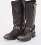 Steve Madden Beau biker boot van leer met gespdetail - Thumbnail 3