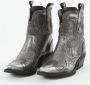 Steve Madden Waynoa cowboylaars van leer met metallic finish - Thumbnail 4