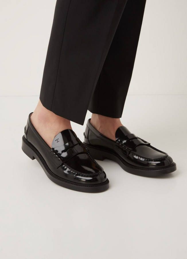 TOD'S Gomma Basso loafer van lakleer