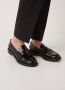 TOD'S Zwarte Patent Leren Loafer met Penny Bar Black Dames - Thumbnail 2