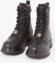 Tommy Hilfiger veterboots zwart Meisjes Polyester Effen 24 - Thumbnail 14