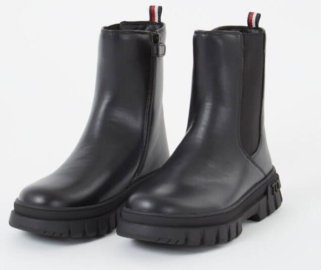 Tommy Hilfiger Chelsea boot van leer