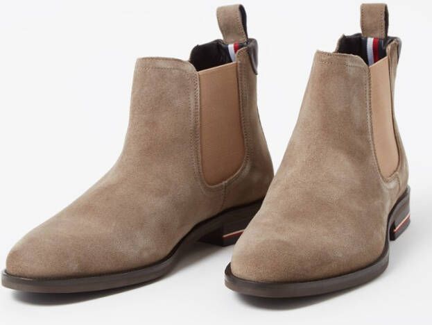 Tommy Hilfiger Chelsea boot van suède