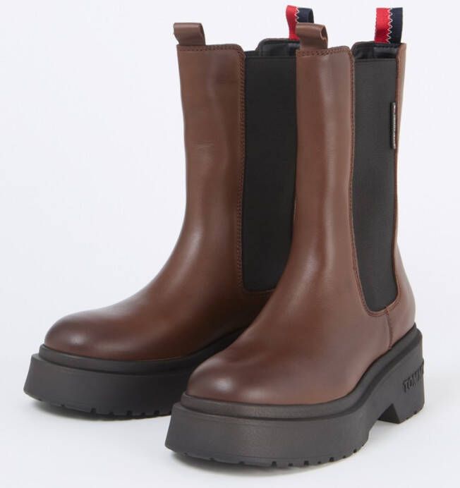 Tommy Hilfiger Chunky chelsea boot van leer