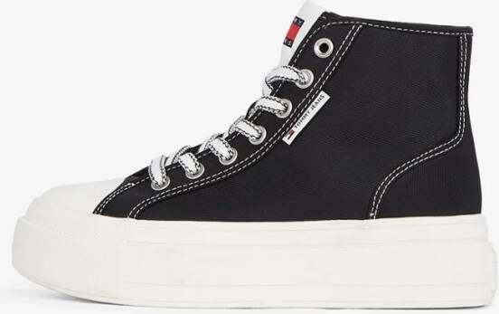 Tommy Hilfiger Foxing sneaker met plateauzool