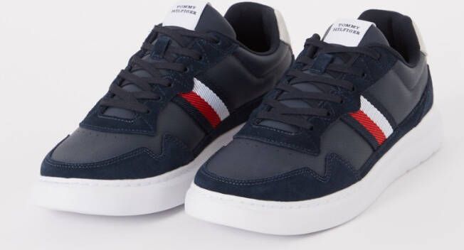 Tommy Hilfiger Light Cupsole sneaker van leer met suède details