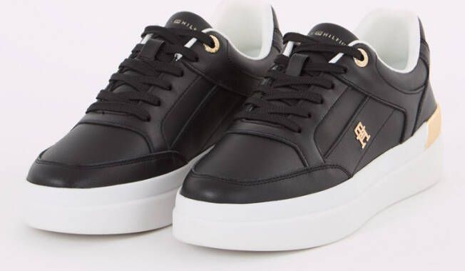 Tommy Hilfiger Lux Hardware Court sneaker met leren details