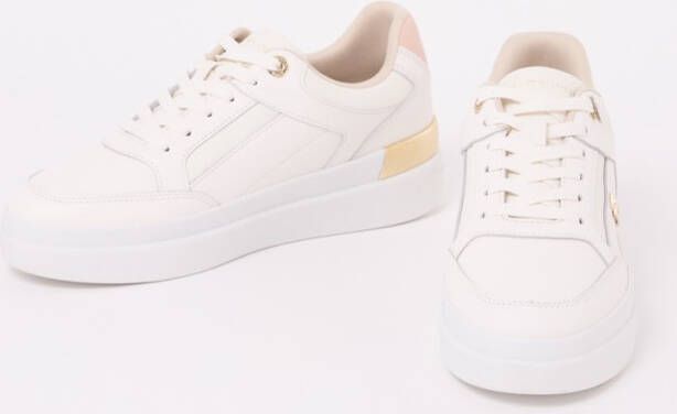 Tommy Hilfiger Lux Hardware Court sneaker met leren details