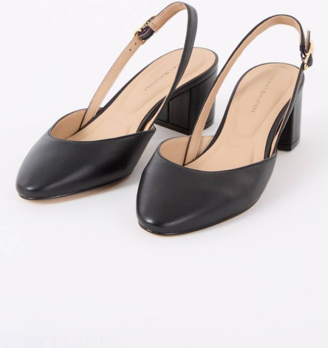 Tommy Hilfiger Slingback van leer