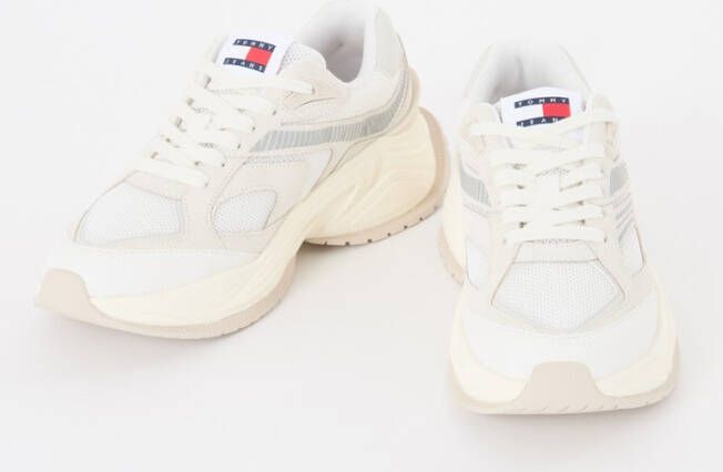 Tommy Hilfiger Sneaker met suède en mesh details