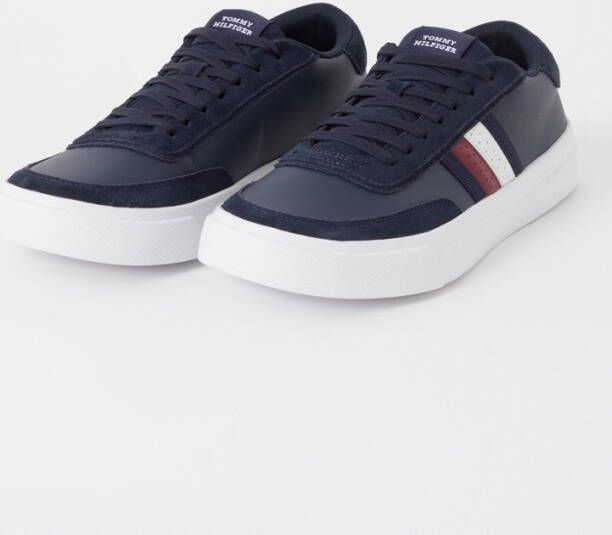 Tommy Hilfiger Sneaker van leer met suède details