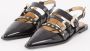 TORAL Slingbacks Dames Madison Maat: 42 Materiaal: Lak Kleur: Zwart - Thumbnail 9