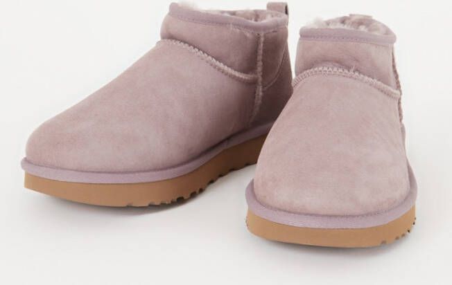 Ugg Classic Ultra Mini enkellaarsje van suède