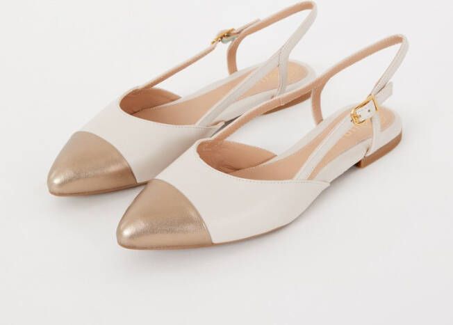 Unisa Asley slingback van leer