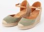 Unisa Caceres espadrille met leren details - Thumbnail 2