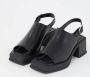 Vagabond Shoemakers Zwarte Leren Sandalen Hennie 101 Black Dames - Thumbnail 13