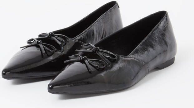 Vagabond Shoemakers Hermine ballerina van lakleer met strikdetail