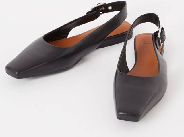 Vagabond Wioletta slingback van leer met gespdetail