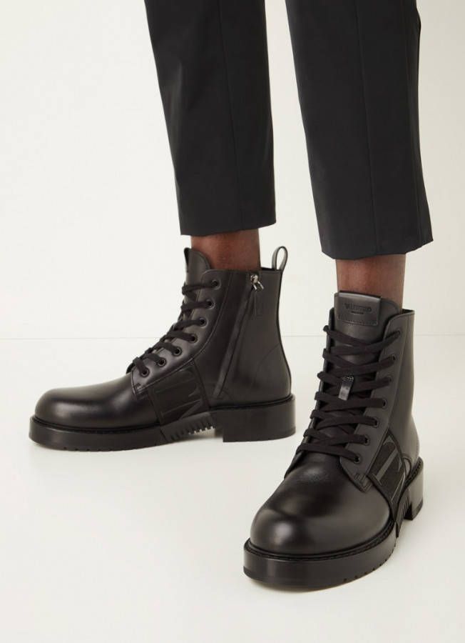 Valentino VL7N City biker boot van kalfsleer