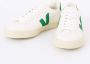 Veja Groene Leren Sneakers met Logo Detail White - Thumbnail 24