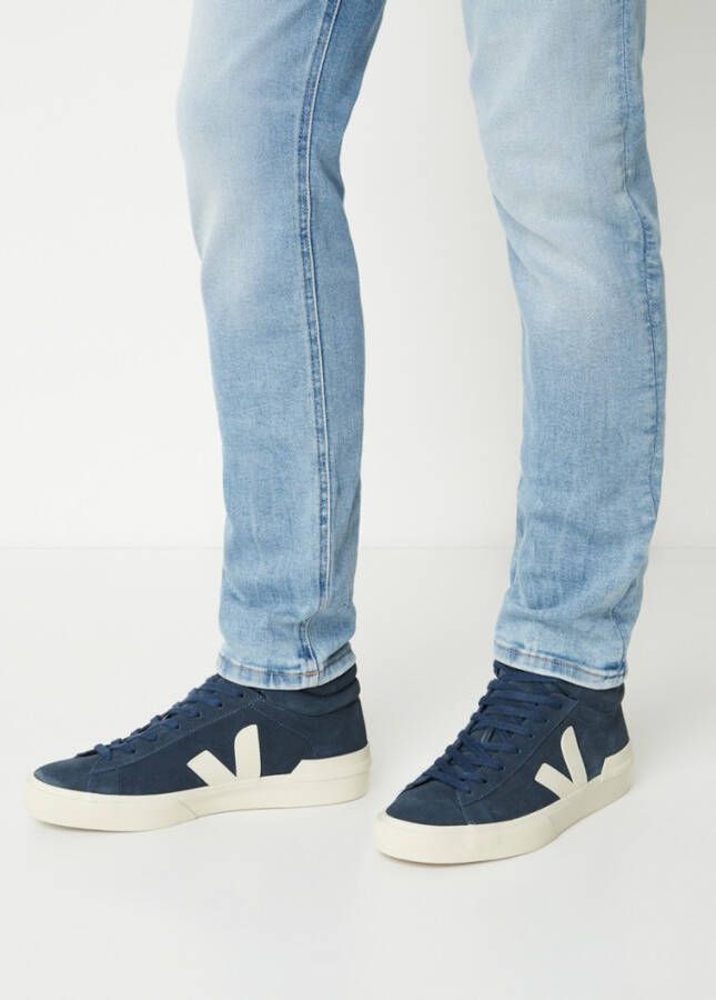 Veja V-15 Minotaur sneaker van suède