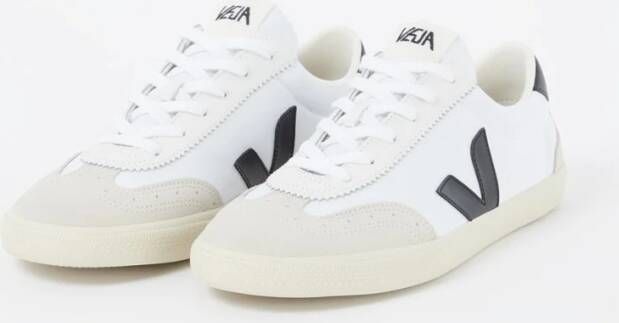 Veja Volley sneaker van canvas met suède details